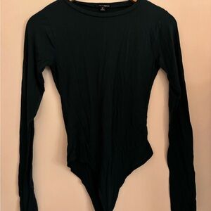 Dark Teal Long Sleeve Bodysuit